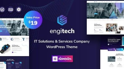 Engitech IT Solutions & Services WordPress Theme v1.3.2 Download