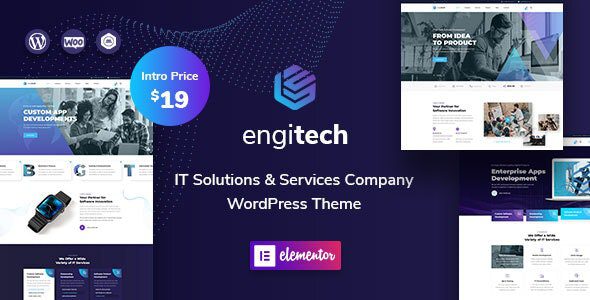 Engitech IT Solutions & Services WordPress Theme v1.3.2 Download