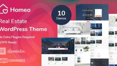 Homeo – Real Estate WordPress Theme v.1.2.21 Download