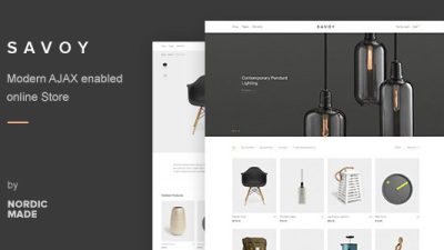 Savoy Minimalist AJAX WooCommerce Theme v2.6.4 Download