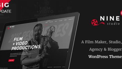 9Studio v.3.3.5 – Director Movie Photography & Filmmaker WP Theme Download