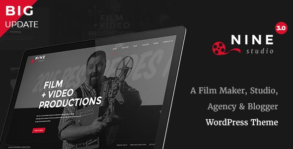 9Studio v.3.3.5 – Director Movie Photography & Filmmaker WP Theme Download