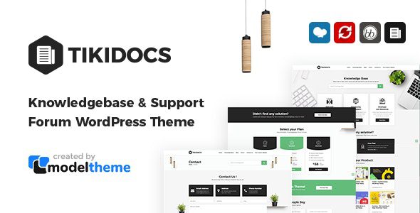 Tikidocs – Knowledgebase & Support Forum WordPress Theme + RTL v2.1 Download