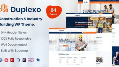 Duplexo v.3.4 – Construction Renovation WordPress Theme Download