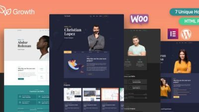 Growth – Personal Portfolio Theme v1.9.1 Download