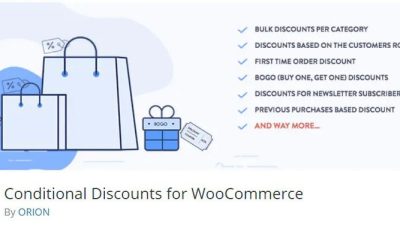 Conditional Discounts for WooCommerce Pro by ORION Nulled Download