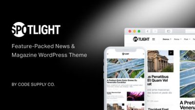 Spotlight – Feature-Packed News & Magazine WordPress Theme v.1.6.9 Download