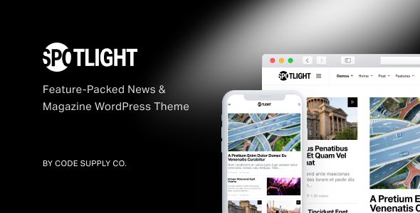 Spotlight – Feature-Packed News & Magazine WordPress Theme v.1.6.9 Download