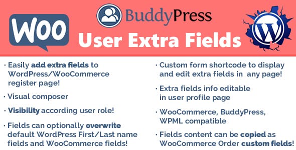 User Extra Fields – WordPress Plugin v.15.5 Download
