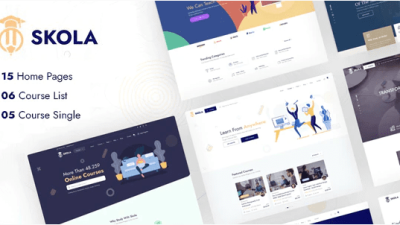 Skola – LMS Online Courses WordPress Theme v1.0.3 Download