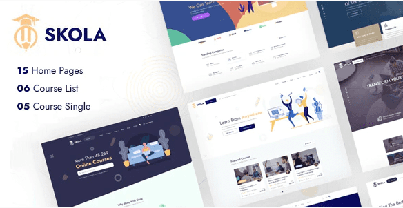 Skola – LMS Online Courses WordPress Theme v1.0.3 Download