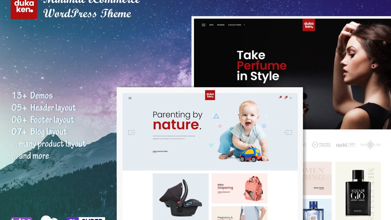 Dukaken – Multipurpose WooCommerce WordPress Theme v1.1.3 Download