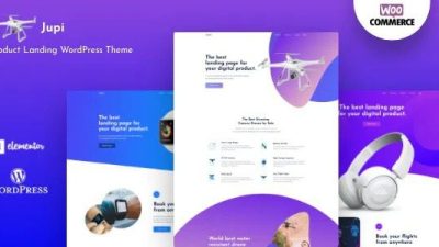 Jupi - Product Landing WordPress Theme Nulled Download