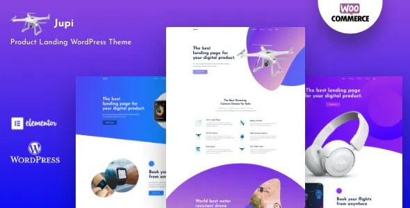 Jupi - Product Landing WordPress Theme Nulled Download