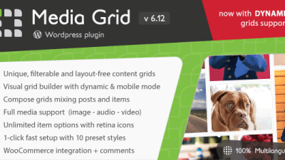 Media Grid – WordPress Responsive Portfolio v.7.0.12 Download