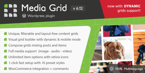 Media Grid – WordPress Responsive Portfolio v.7.0.12 Download