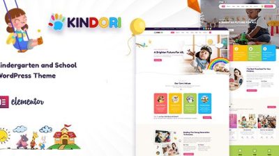 Kindori – School Kindergarten WordPress Theme v1.1 Download