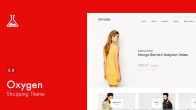 Oxygen v5.11 – WooCommerce WordPress Theme Download