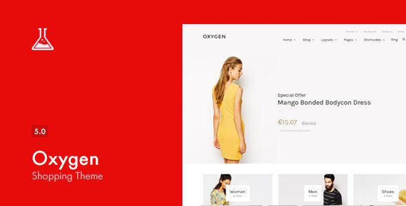 Oxygen v5.11 – WooCommerce WordPress Theme Download
