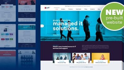 Nanosoft Nanosoft - WP Theme for IT Solutions and Services Company Nulled