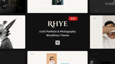 Rhye v2.7.0 Download – AJAX Portfolio WordPress Theme