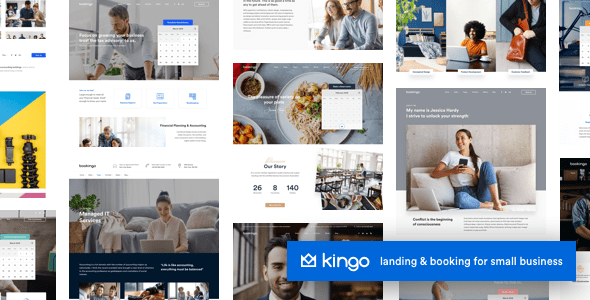 Kingo – Booking WordPress for Small Business v.2.4.1 Free Download