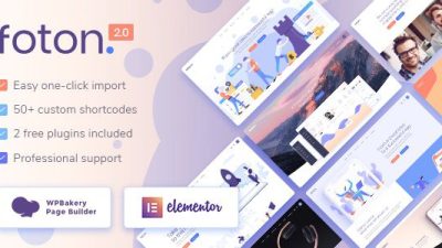 Foton - Software and App Landing Page Theme Nulled