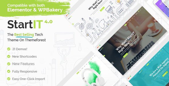 Startit – Fresh Startup Business Theme v.4.4 Free Download