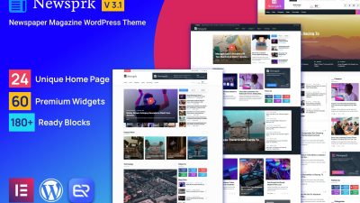 Newsprk – Newspaper WordPress Theme v3.2.0 Download