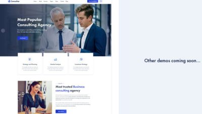 Consultar - Consulting Business WordPress Theme Nulled Download