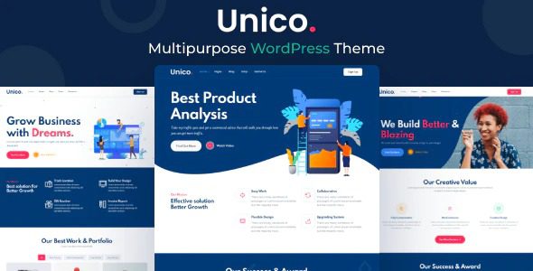 Unico v.1.1 – Multipurpose WordPress Theme Download