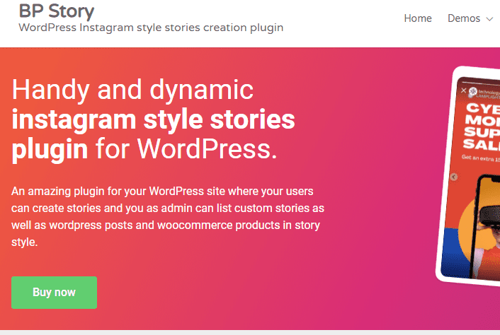 BP Story v3.1.4 – Instagram Stories for WordPress Download