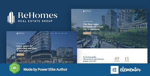 Rehomes - Real Estate Group WordPress Theme Nulled Download