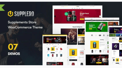 Supplero Nulled – Supplement Store WooCommerce Theme v1.2.0