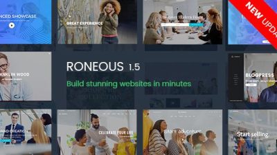 Roneous Creative Multi-Purpose WordPress Theme v.1.8.9 Download