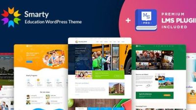 Smarty v3.4.8 – School Kindergarten WordPress Theme Download