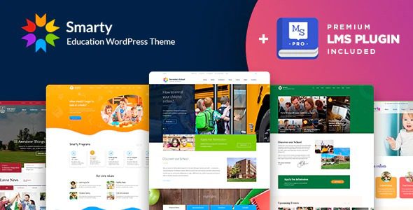 Smarty v3.4.8 – School Kindergarten WordPress Theme Download