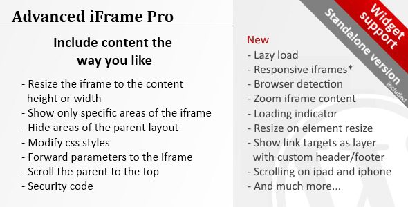 Advanced iFrame Pro Nulled