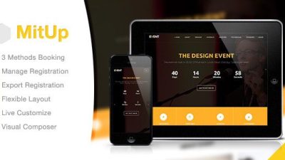 MitUp Event & Conference WordPress Theme v1.2.4 Download