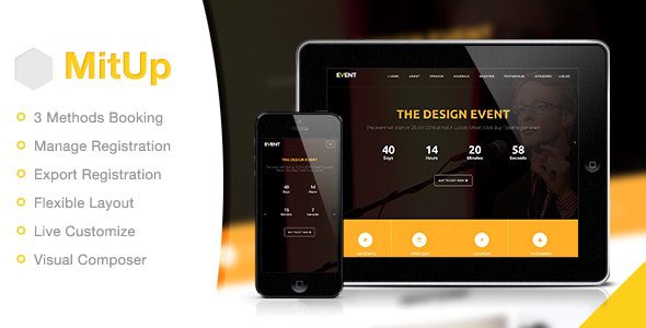 MitUp Event & Conference WordPress Theme v1.2.4 Download