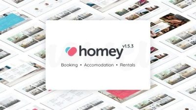 Homey v2.0 – Booking and Rentals WordPress Theme Download