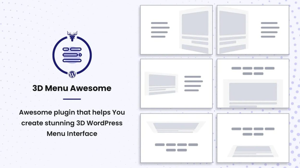 Stunning 3D Off Canvas Menu WordPress Plugin Nulled v1.0.4 – 3D Menu Awesome Download