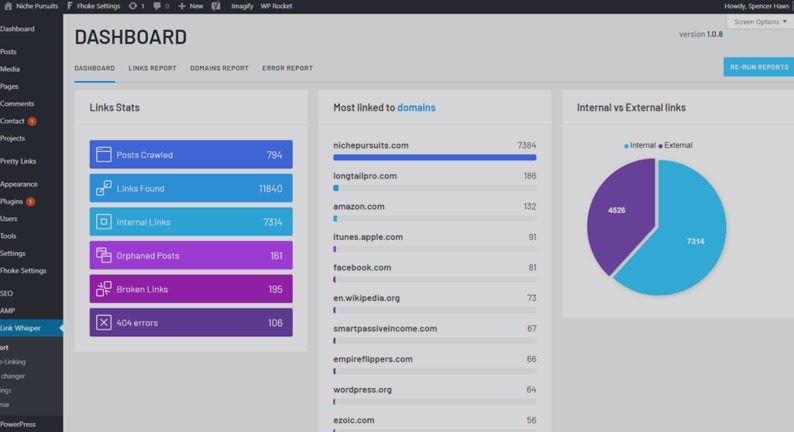 Link Whisper Pro v1.8.2 – Quickly Build Smart Internal Links Both To and From Your Content Download