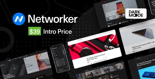 Networker – Tech News WordPress Theme with Dark Mode v1.1.2 Download