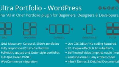 Ultra Portfolio – WordPress Plugin v.6.2 Download