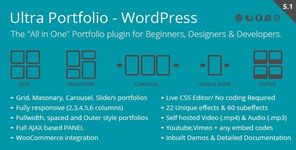 Ultra Portfolio – WordPress Plugin v.6.2 Download