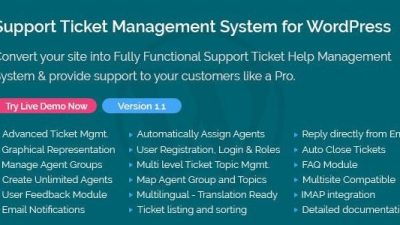 Support Ticket Management System for WordPress v1.4 Download