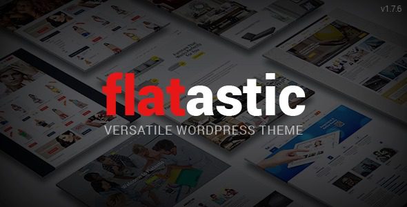 Flatastic v.1.8.8 – Versatile Multi Vendor WordPress Theme Free Download