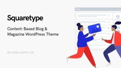 Squaretype v.3.0.4 – Modern Blog WordPress Theme Download