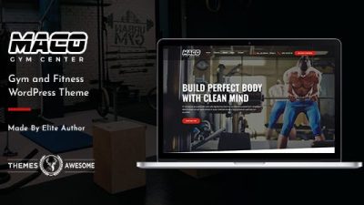 Maco Gym and Fitness WordPress Theme v1.6 Download